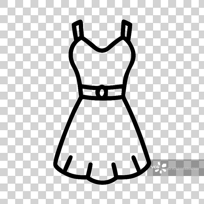 迷你裙图标 服装图标图片素材