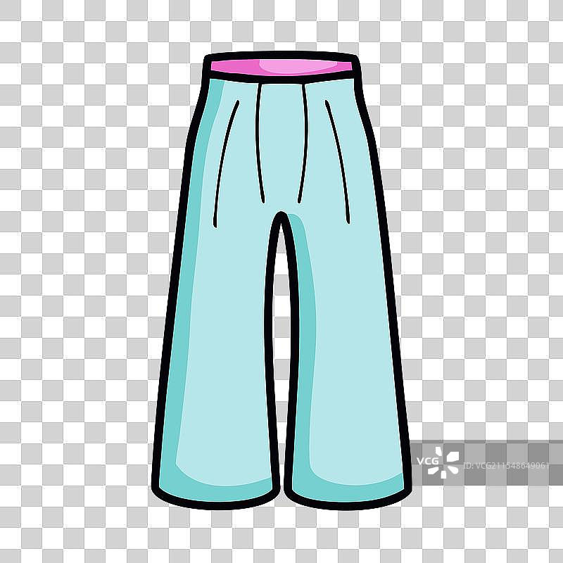 阔腿裤图标 连衣裙图标 服装图标图片素材