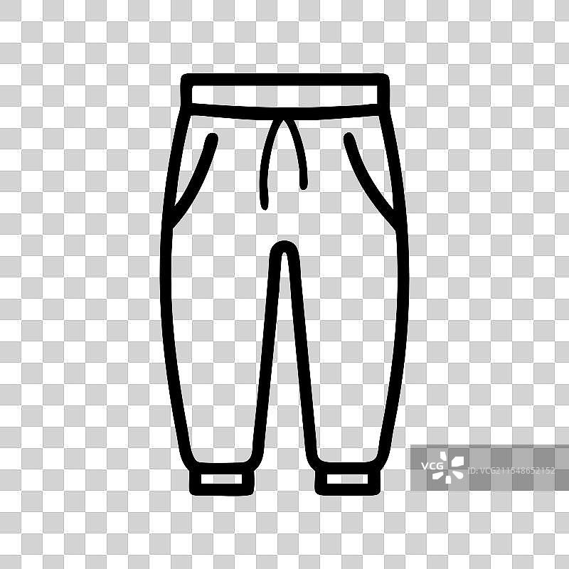 运动裤图标 连衣裙图标 服装图标图片素材