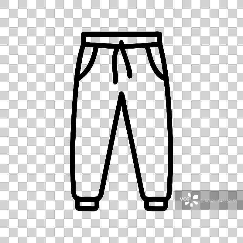 运动裤图标 连衣裙图标 服装图标图片素材