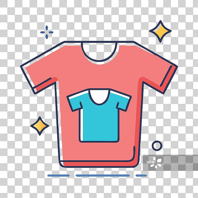 T恤图标 裙子图标 服装图标图片素材