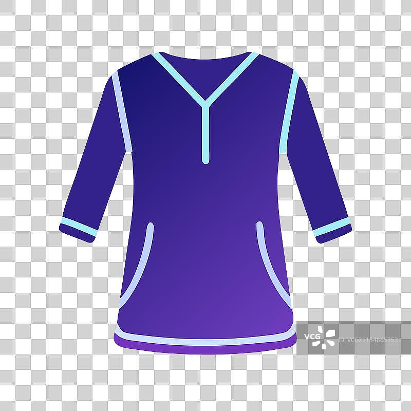 长袍图标 连衣裙图标 服装图标图片素材