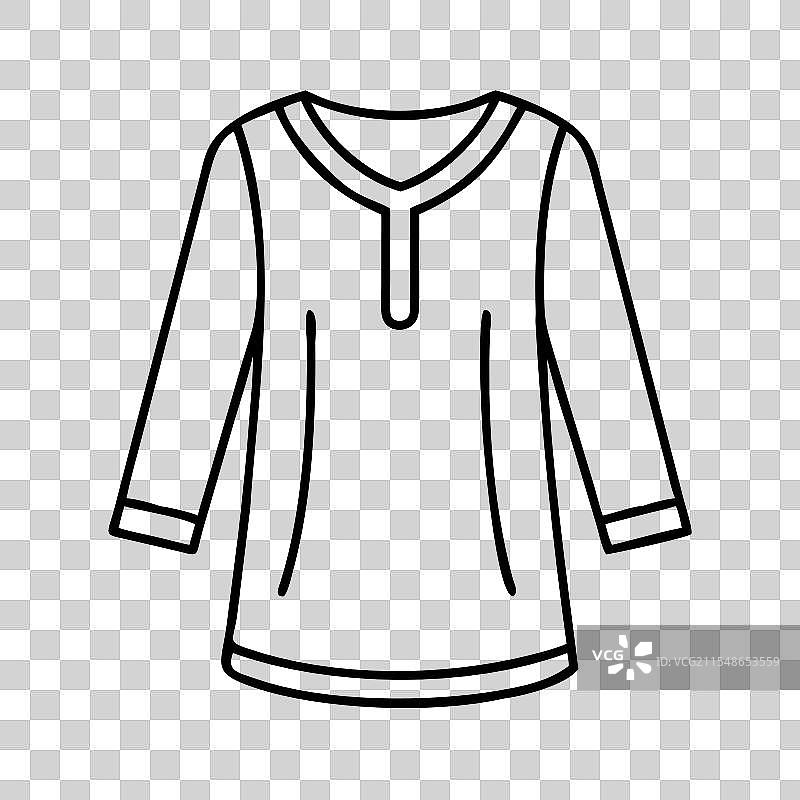 长袍图标 连衣裙图标 服装图标图片素材