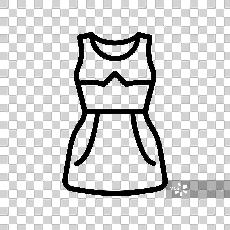 长袍图标 连衣裙图标 服装图标图片素材