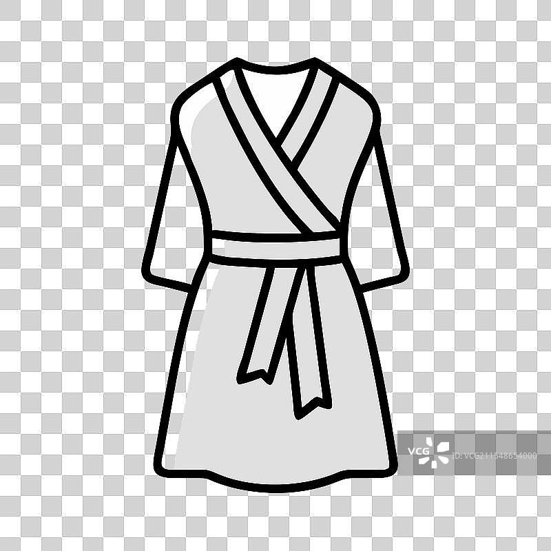 裹身裙图标 服装图标 衣物图标图片素材