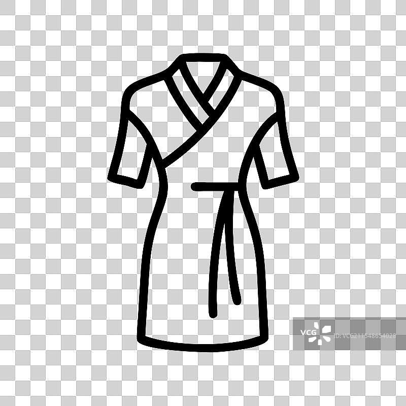 裹身裙图标 服装图标 衣物图标图片素材