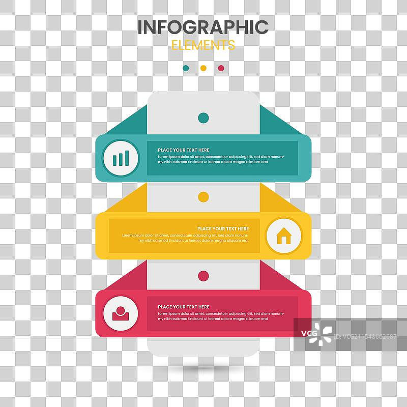 扁平时间线信息图模板图片素材