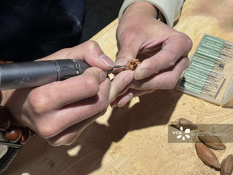 榄雕手艺图片素材