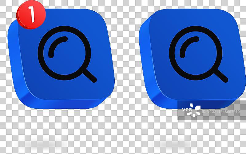 搜索图标剪贴画，孤立在白色背景上图片素材