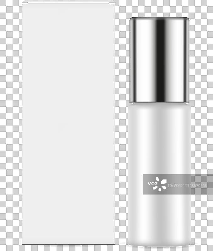 空白生物光子化妆品瓶盒图片素材