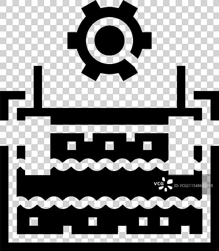 化粪池检查家庭维护图标图片素材