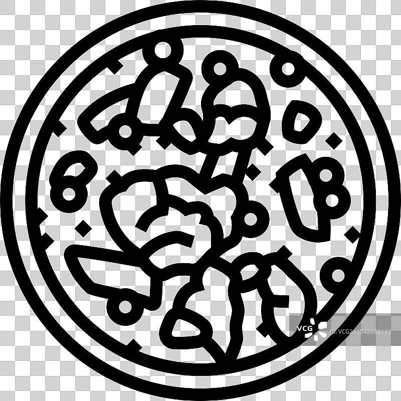 汤鱼线条图标图片素材