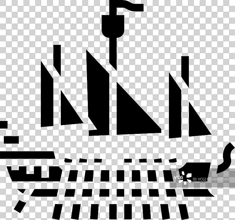 拜占庭船只图标图片素材