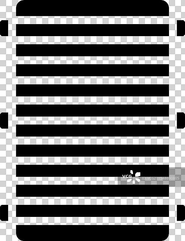 车顶行李架配件图标图片素材