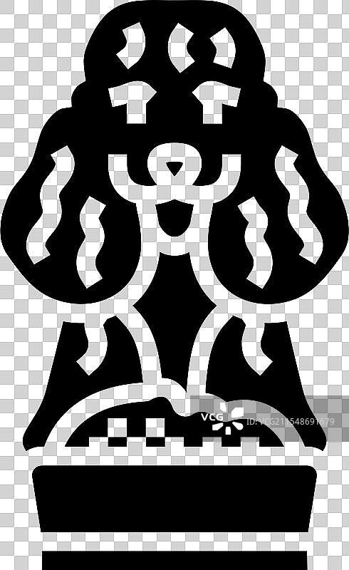 狗食碗图标图片素材