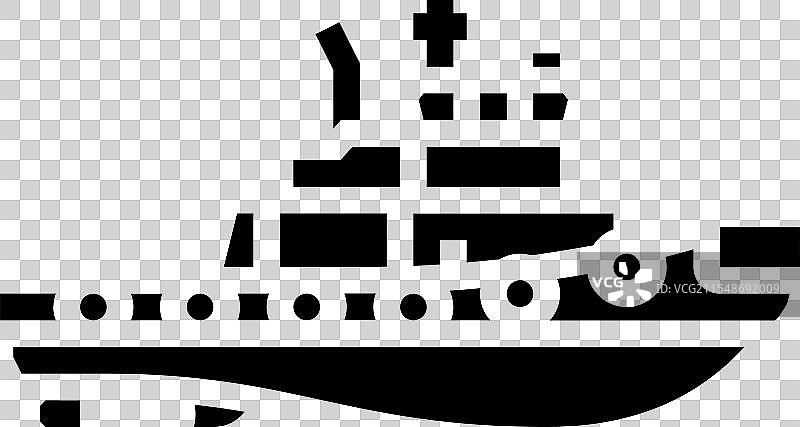 拖船船只图标图片素材