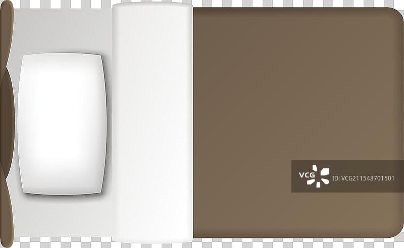 卧室家具的俯视图元素图片素材