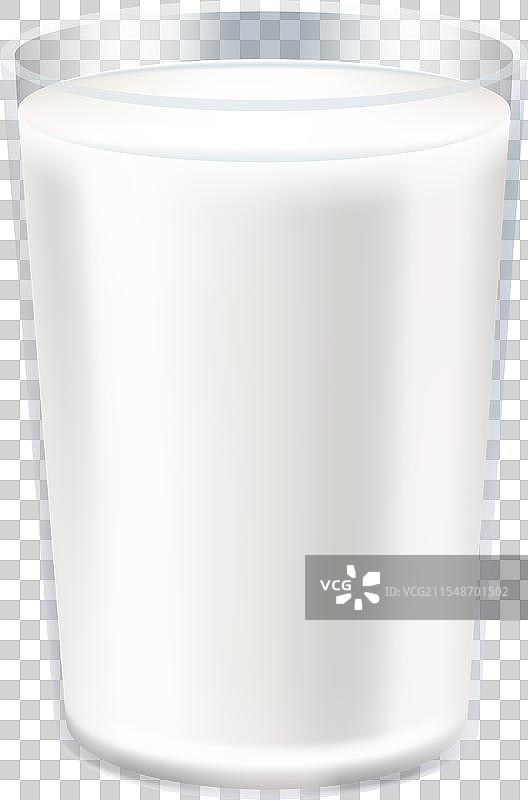 富含蛋白质的牛奶玻璃杯图片素材