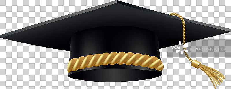 黑色毕业帽，教育学生的帽子图片素材