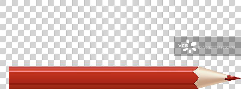 逼真的彩色木质石墨铅笔模型图片素材