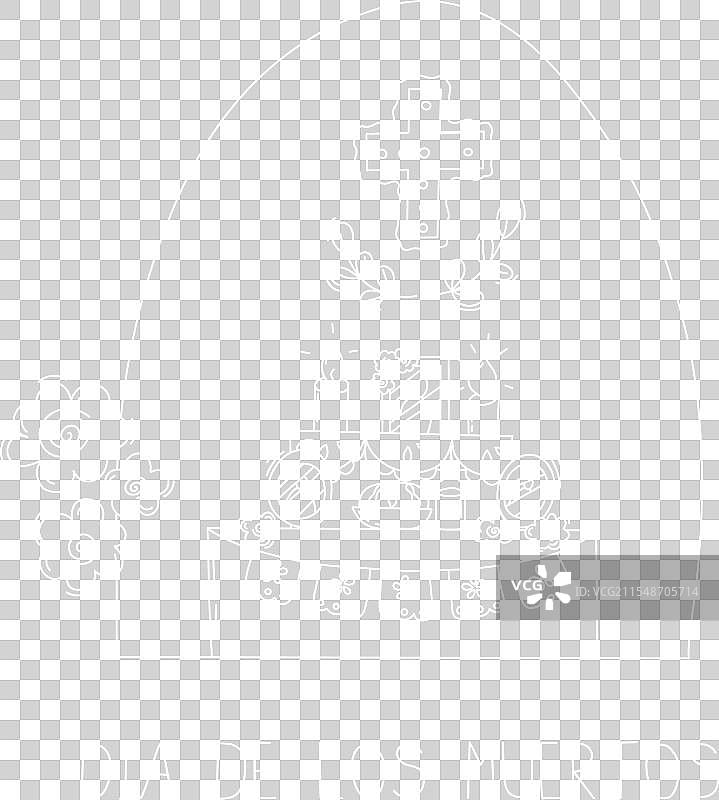 亡灵节贺卡 拉丁美洲风格图片素材