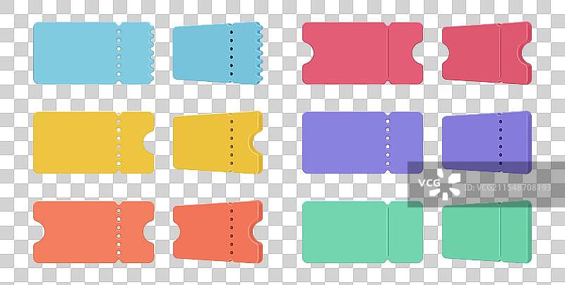商店入场券的优惠券或代金券图片素材