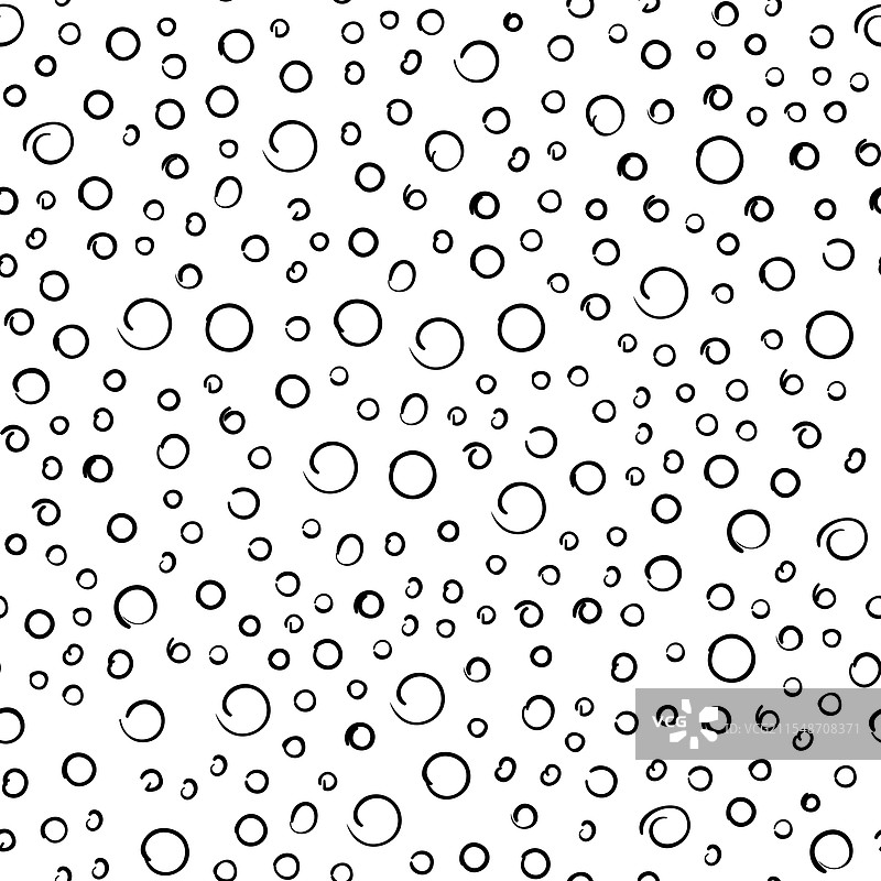 手绘水泡的无缝背景图片素材