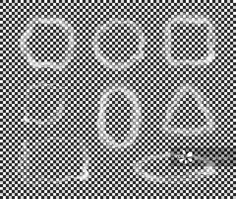 逼真的烟雾框架几何蒸汽边界图片素材