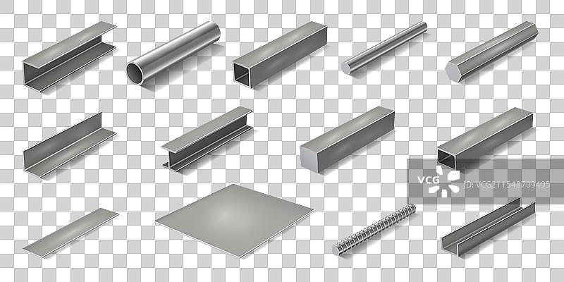 建筑用真实钢管结构图片素材