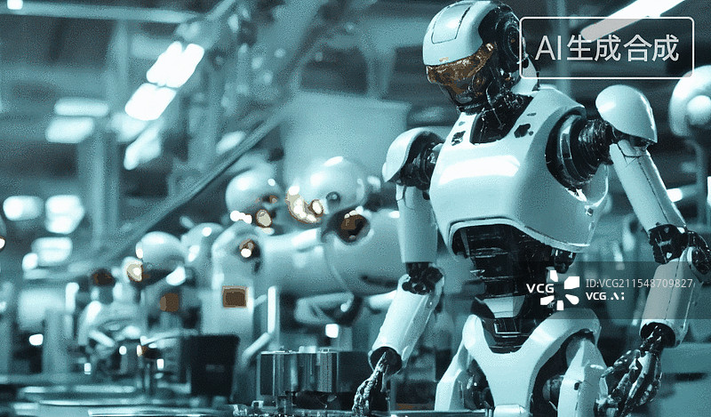 【AI数字艺术】未来工厂图片素材