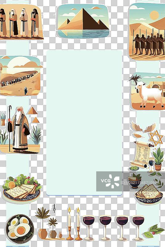 复活节图标扁平设计书籍格式合集图片素材