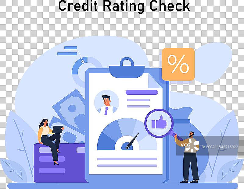 对信用worthiness评估的深入分析图片素材