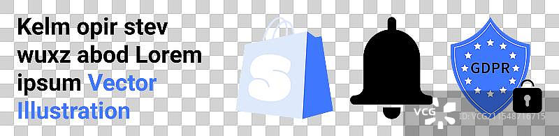 在线购物通知和数据图片素材