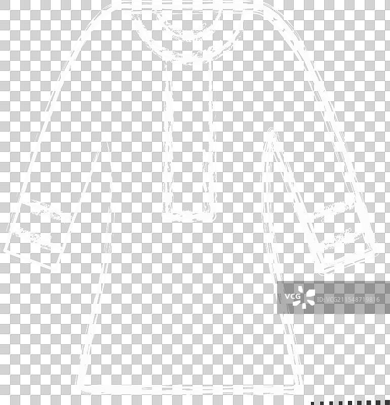 卡塔尔象征的卡杜拉图标，粉笔风格图片素材