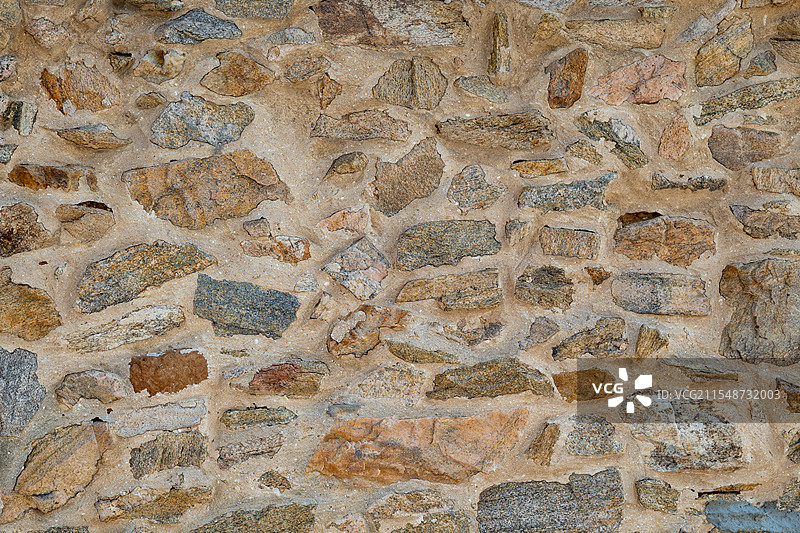 传统的年代感旧工艺岩石墙墙面纹理图片素材