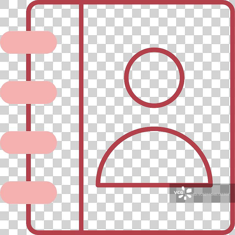 联系人书线填充图标图片素材