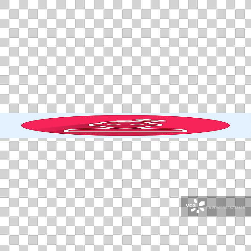 白色线条梦幻图标，带有长阴影图片素材