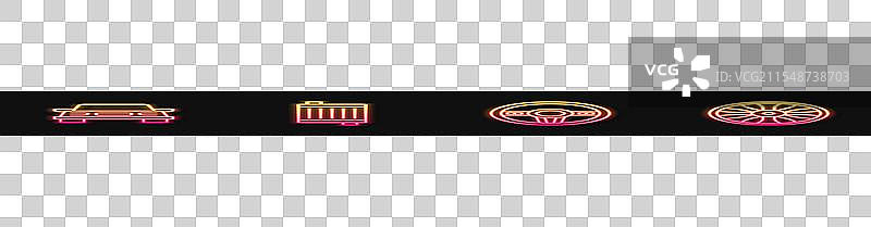 设置汽车散热器冷却的方向盘线图片素材
