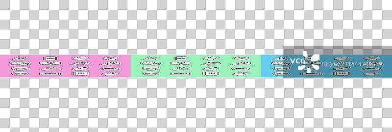 心理学中的破碎心灵或离婚的线条设置图片素材