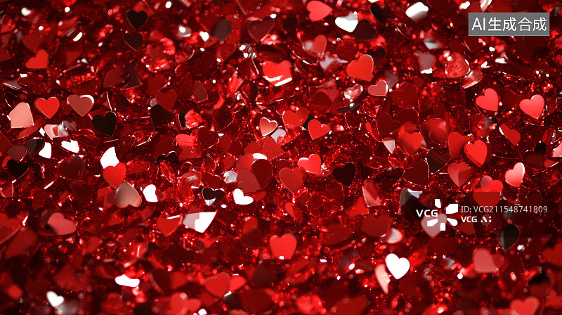 【AI数字艺术】红色的抽象的背景图片素材