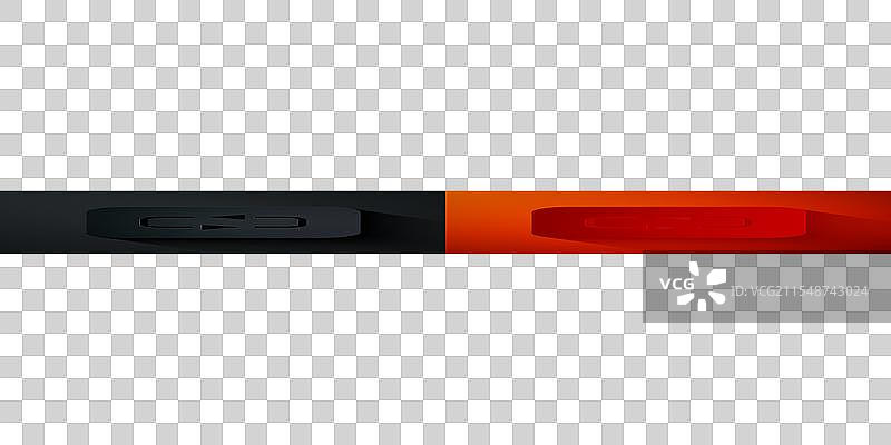 黑色背景上的剪纸风格重复按钮图标图片素材