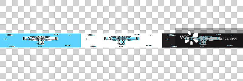 中世纪斧头图标，背景为蓝色和白色图片素材