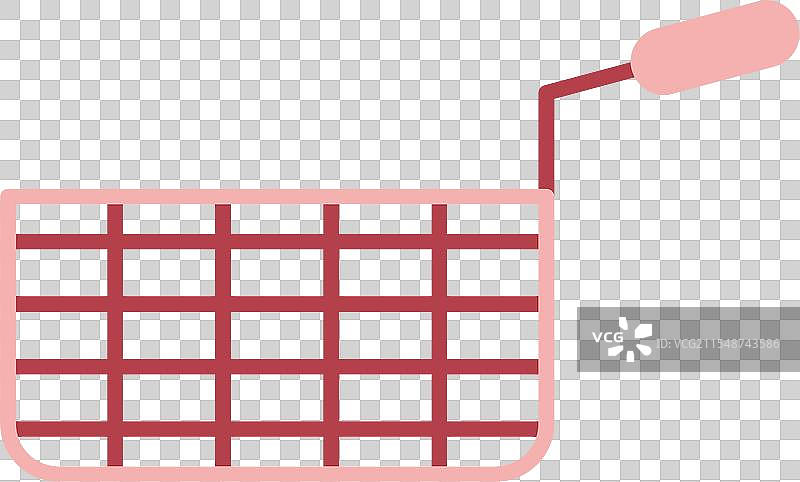 深炸锅线填充图标图片素材