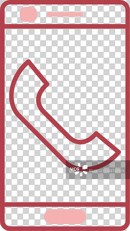 电话线路填充图标图片素材