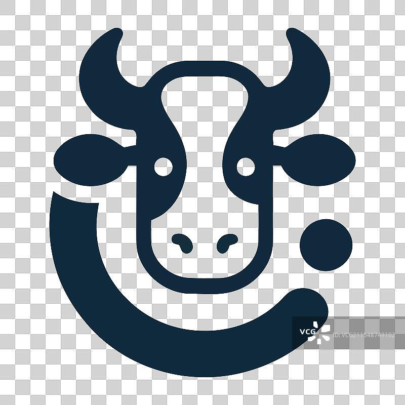 牛的标志设计图片素材