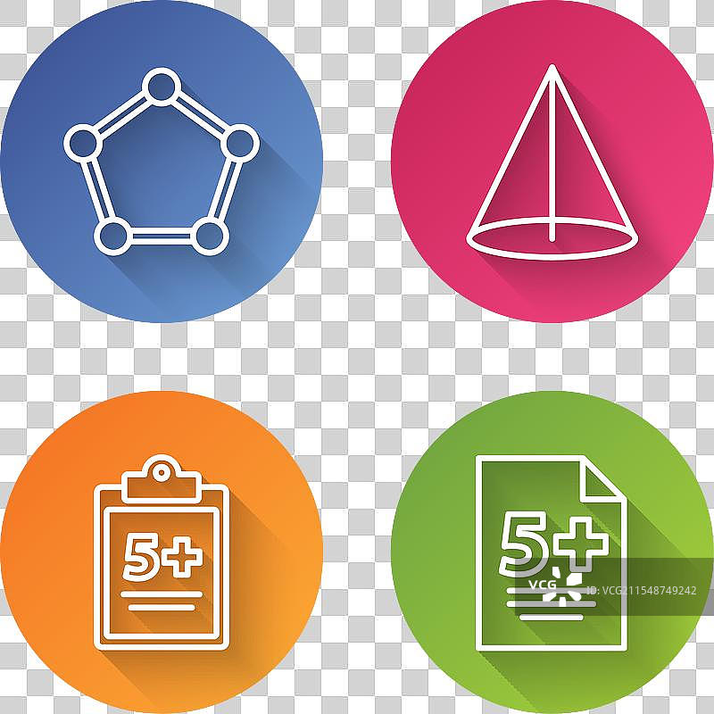 设置线性几何图形球体图表时间表图片素材