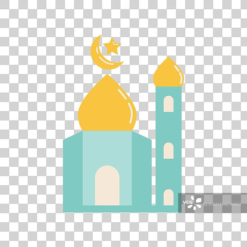 清真寺伊斯兰标志图标图片素材