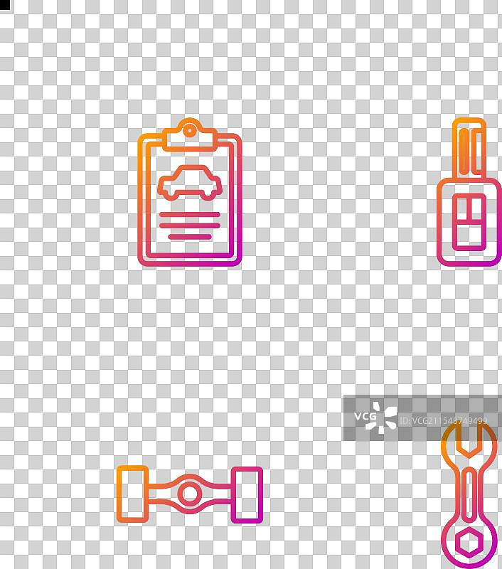 汽车底盘的套筒扳手图片素材