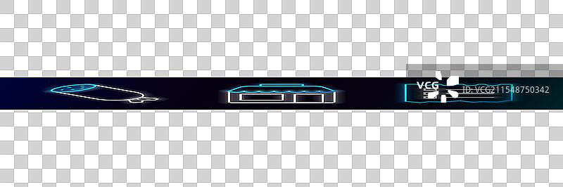 设置购物清单：意大利香肠和市场图片素材