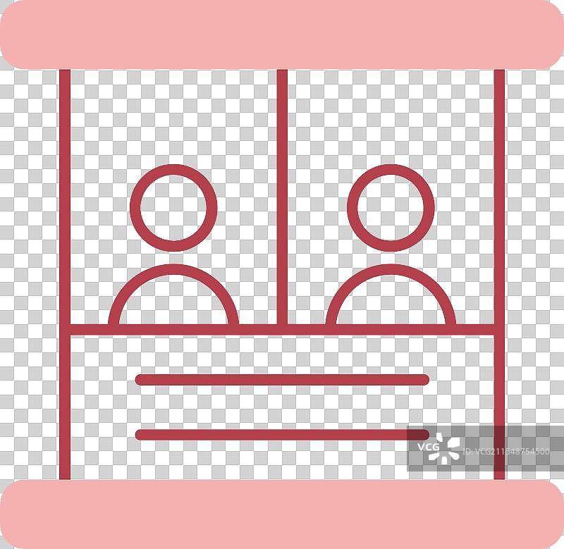 票箱排队填充图标图片素材